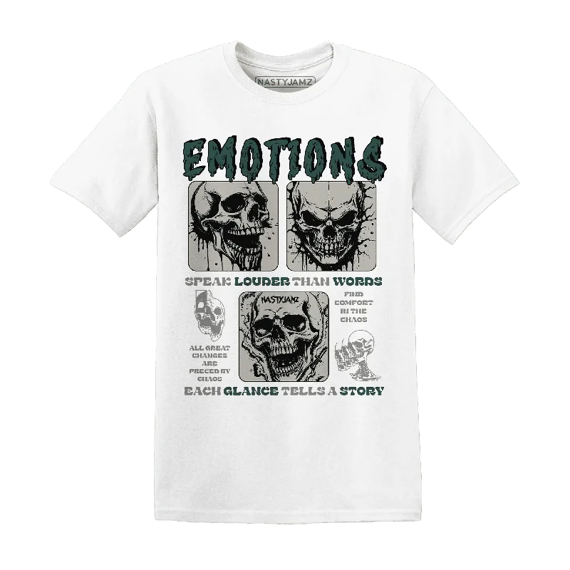 Oxidized Green 4s NastyJamz T-Shirt Match Emotions Skull