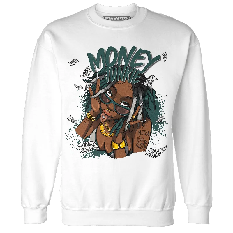Sustainable And Ethical Unisex Clothing NastyJamz Oxidized Green 4s Sweatshirt Match Money Junkie Sustainable And Ethical Unisex Clothing NastyJamz Oxidized Green 4s Sweatshirt Match Money Junkie