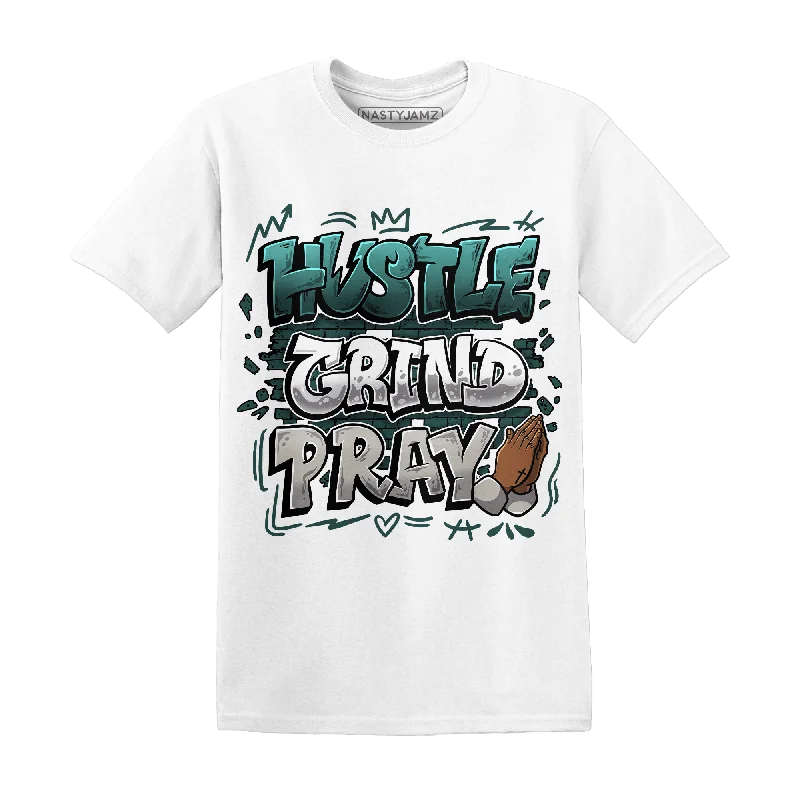 Unisex Casual Fashion Trends NastyJamz Oxidized Green 4s T-Shirt Match Hustle Grind Pray