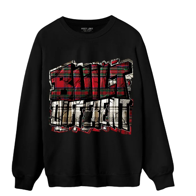 Modern Chic Discounts NastyJamz Plaid 5s Sweatshirt Match Built Different