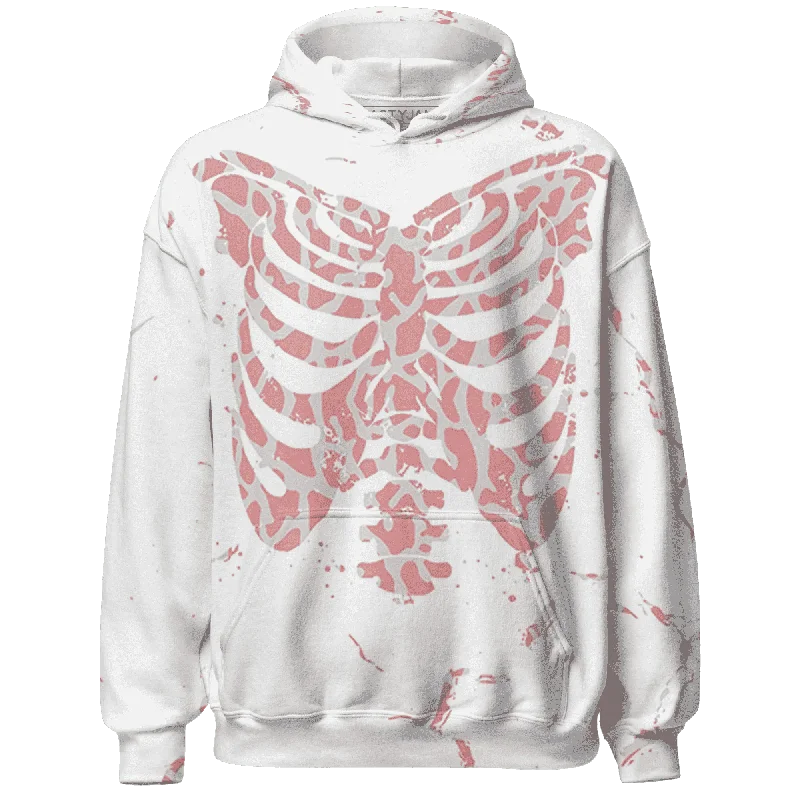 NastyJamz Red Stardust 3s Hoodie Match Skeleton Y2k All-Over Print