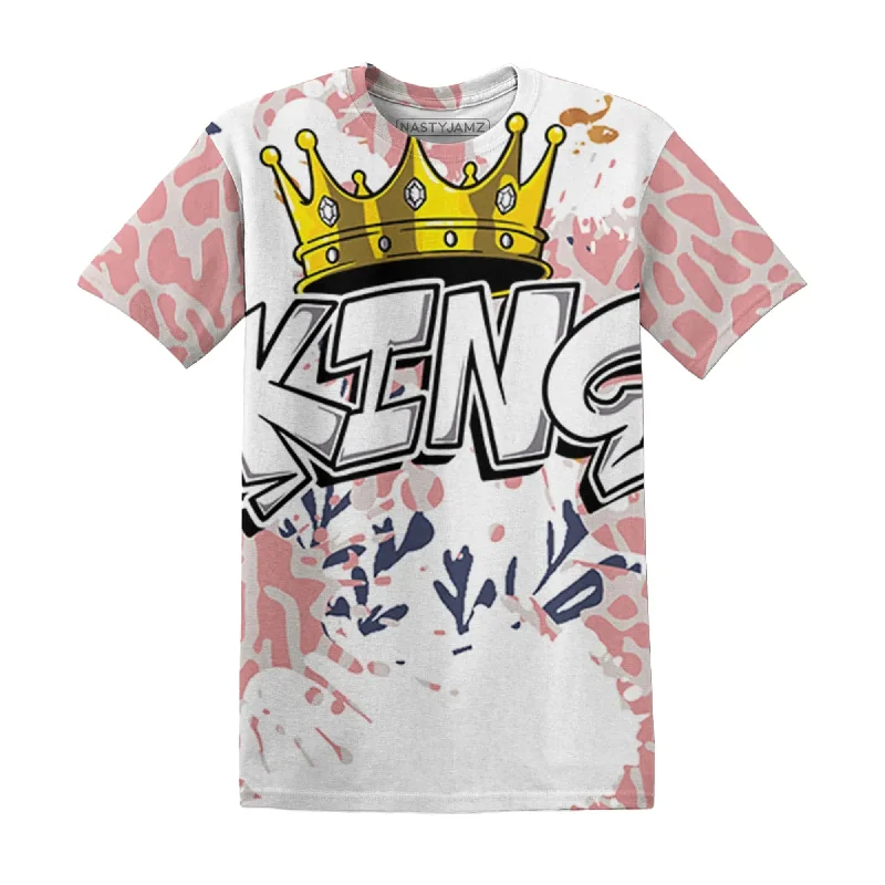 Trendy Unisex NastyJamz Red Stardust 3s T-Shirt Match KING All-Over Print