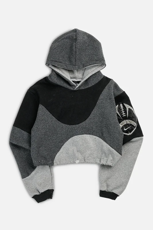 All-Season Unisex Clothing Collection Rework Nike Wave Crop Sweatshirt - S