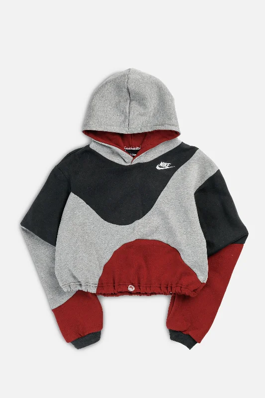Contemporary Gender-Free Clothing Styles Rework Nike Wave Crop Sweatshirt - S
