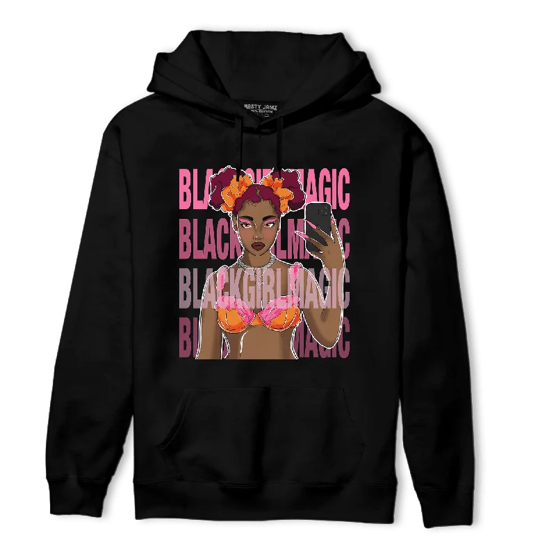 Comfort Meets Fashion NastyJamz SB Dunk Blossom Hoodie Match Black Magic Girl Selfie