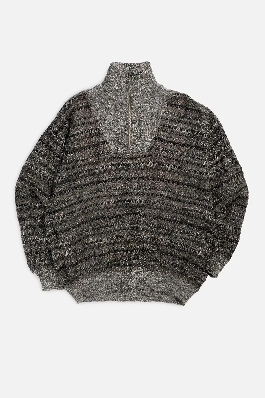 Casual Yet Sophisticated Unisex Fashion Vintage Coogi Style Knit Sweater - L