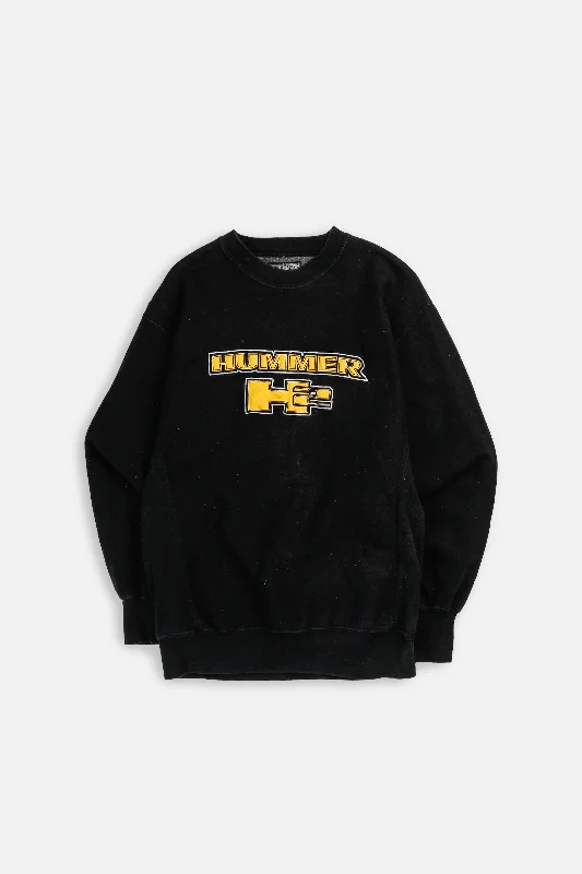 Relaxed-Fit Unisex Fashion For All-Day Comfort Vintage Hummer Sweatshirt - S
