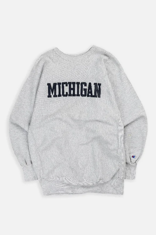 Lightweight And Breathable Unisex Wear Vintage Michigan Sweatshirt - XXL