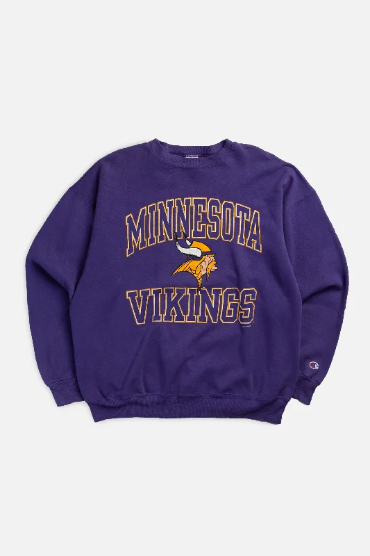 Versatile And Stylish Unisex Apparel Vintage Minnesota Vikings NFL Sweatshirt - XL