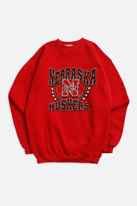 Versatile Clothing For All Genders Vintage Nebraska Cornhuskers Sweatshirt - M