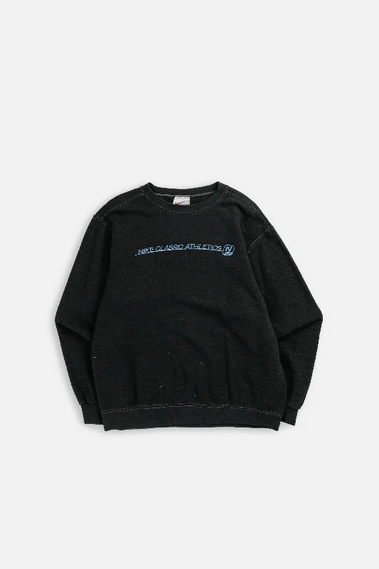 Versatile Unisex Layering Pieces Vintage Nike Athletics Sweatshirt - M