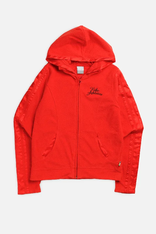 Casual Yet Sophisticated Unisex Fashion Vintage Nike Fleece Sweater - Women's M
