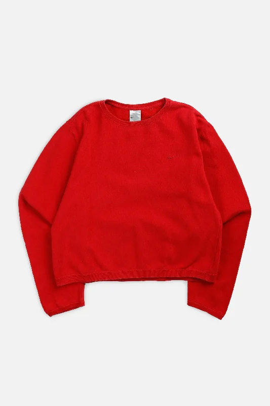 Functional And Stylish Unisex Outerwear Vintage Nike Sweatshirt - Women's S