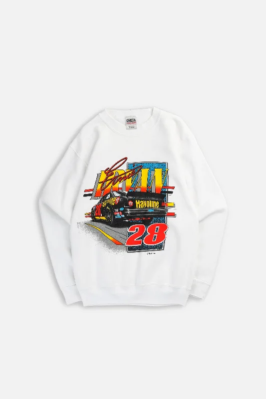 Elegant And Minimal Gender-Free Clothing Vintage Racing Sweatshirt - M