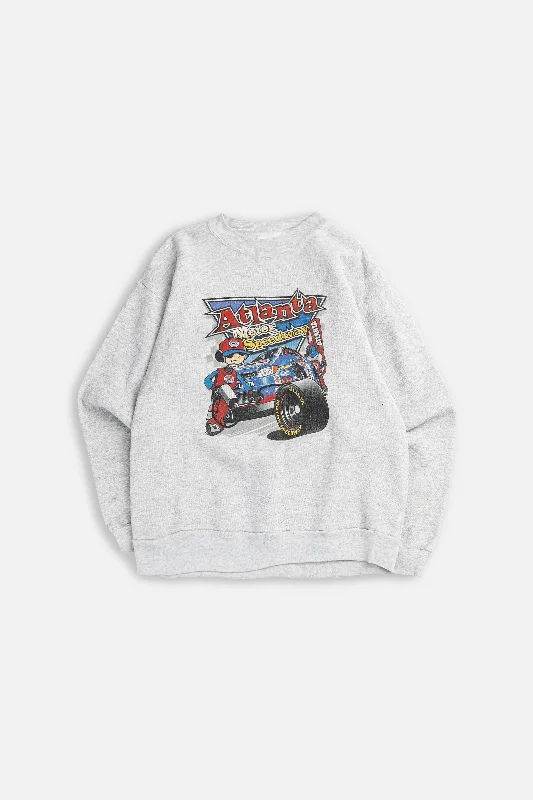 High-Quality Unisex Basics For Everyday Wear Vintage Racing Sweatshirt - Women's M