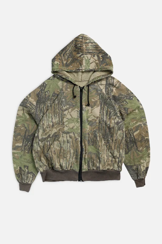 Gender-Neutral Clothing Styles Vintage Realtree Camo Sweatshirt - M