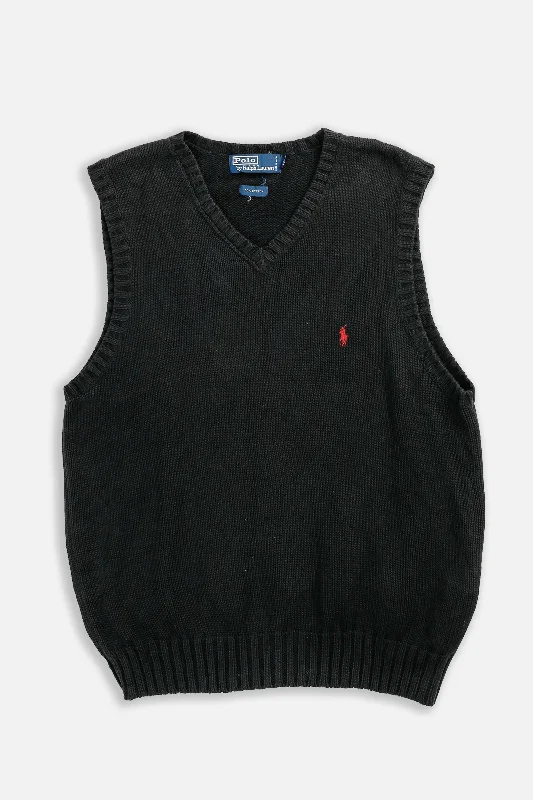 Oversized And Relaxed Unisex Fashion Vintage Sweater Vest - M