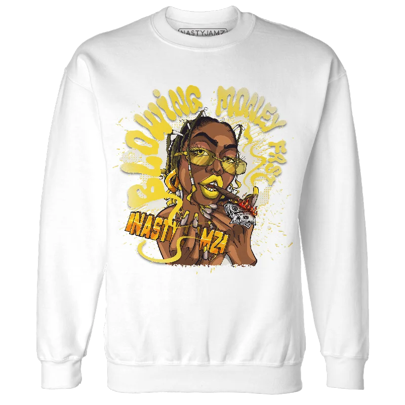 Unleash Your Fashion NastyJamz Vivid Sulfur 4s Sweatshirt Match Blowing Money Fast Girl