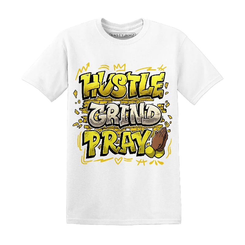 Trendy Street Style NastyJamz Vivid Sulfur 4s T-Shirt Match Hustle Grind Pray