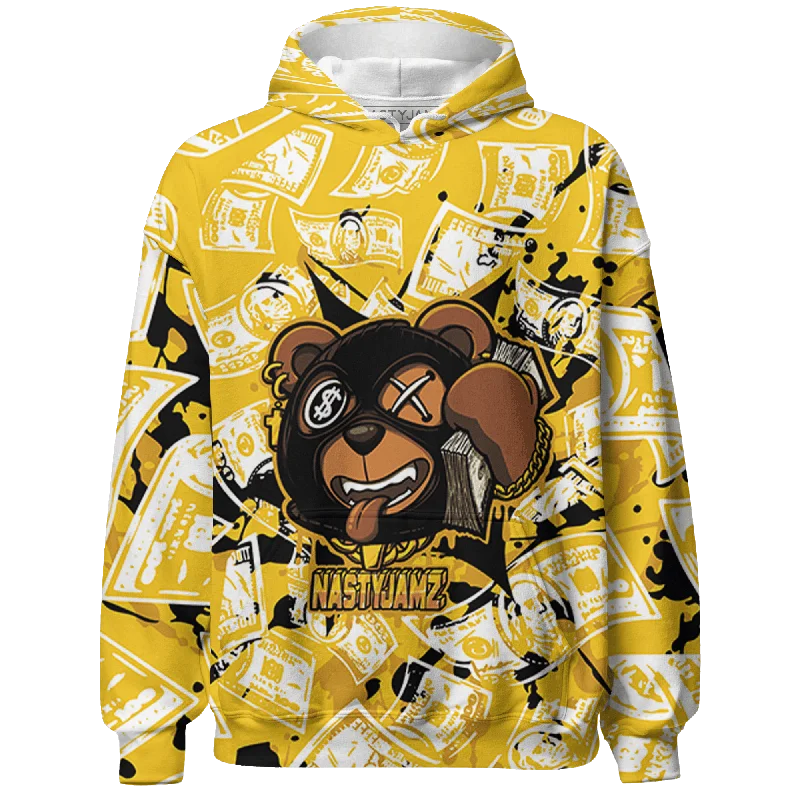 NastyJamz Yellow Ochre 6s Hoodie Match Money Motive BER All-Over Print