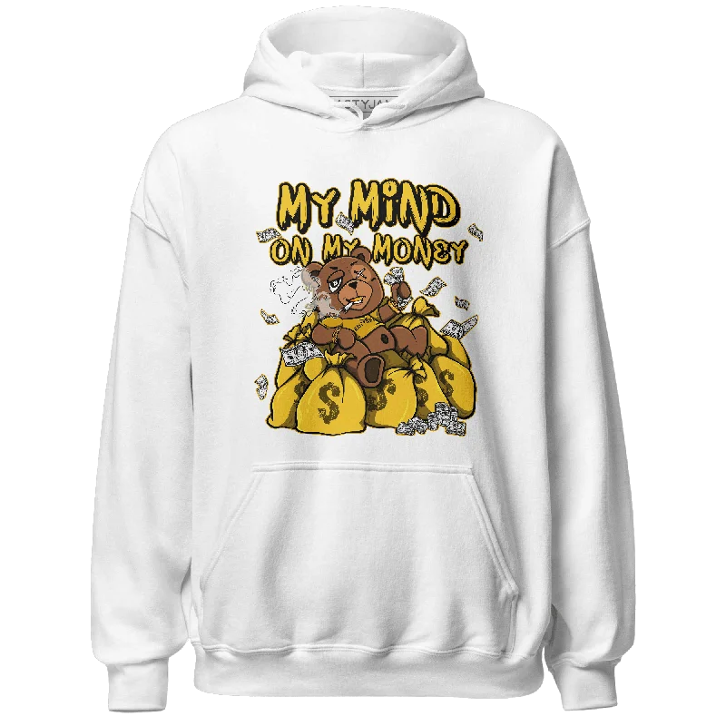 NastyJamz Yellow Ochre 6s Hoodie Match My Mind On My Money BER