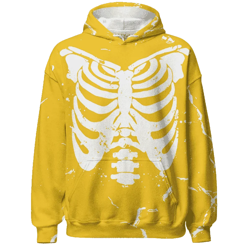 NastyJamz Yellow Ochre 6s Hoodie Match Skeleton Y2k All-Over Print