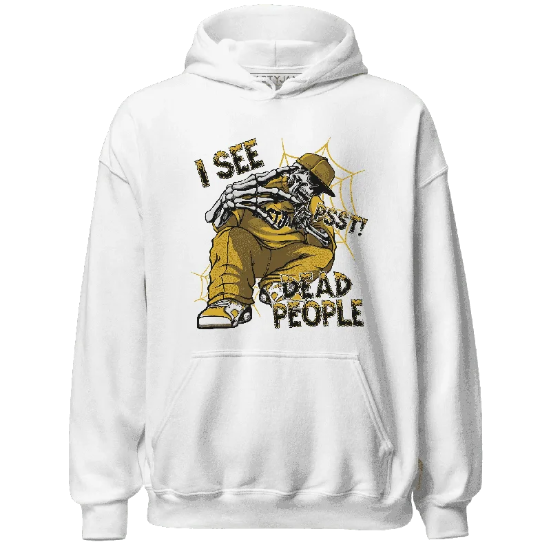 NastyJamz Yellow Ochre 6s Hoodie Match Skull Whisper