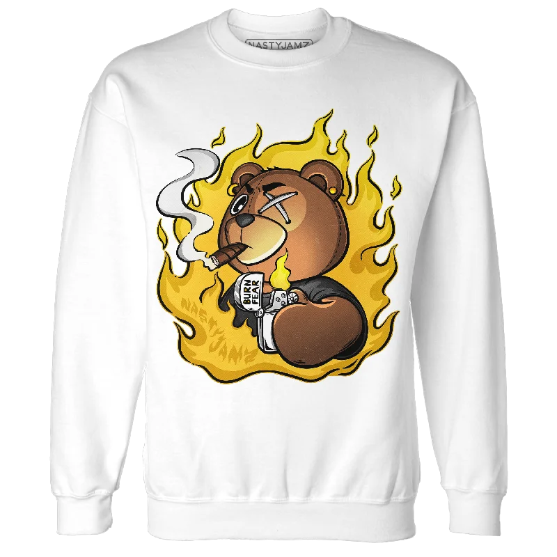 NastyJamz Yellow Ochre 6s Sweatshirt Match BER Burn Fear