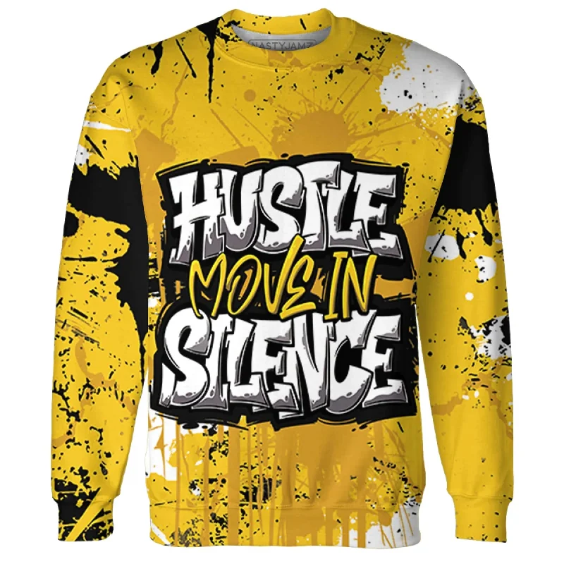 NastyJamz Yellow Ochre 6s Sweatshirt Match Hustle Move In Silence All-Over Print