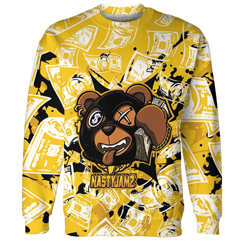 NastyJamz Yellow Ochre 6s Sweatshirt Match Money Motive BER All-Over Print