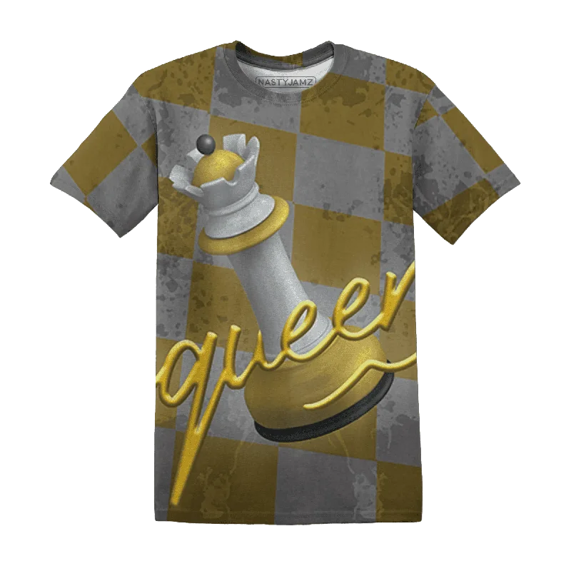 NastyJamz Yellow Ochre 6s T-Shirt Match Black Queen All-Over Print