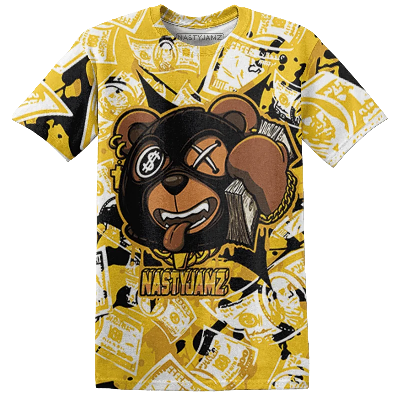 NastyJamz Yellow Ochre 6s T-Shirt Match Money Motive BER All-Over Print