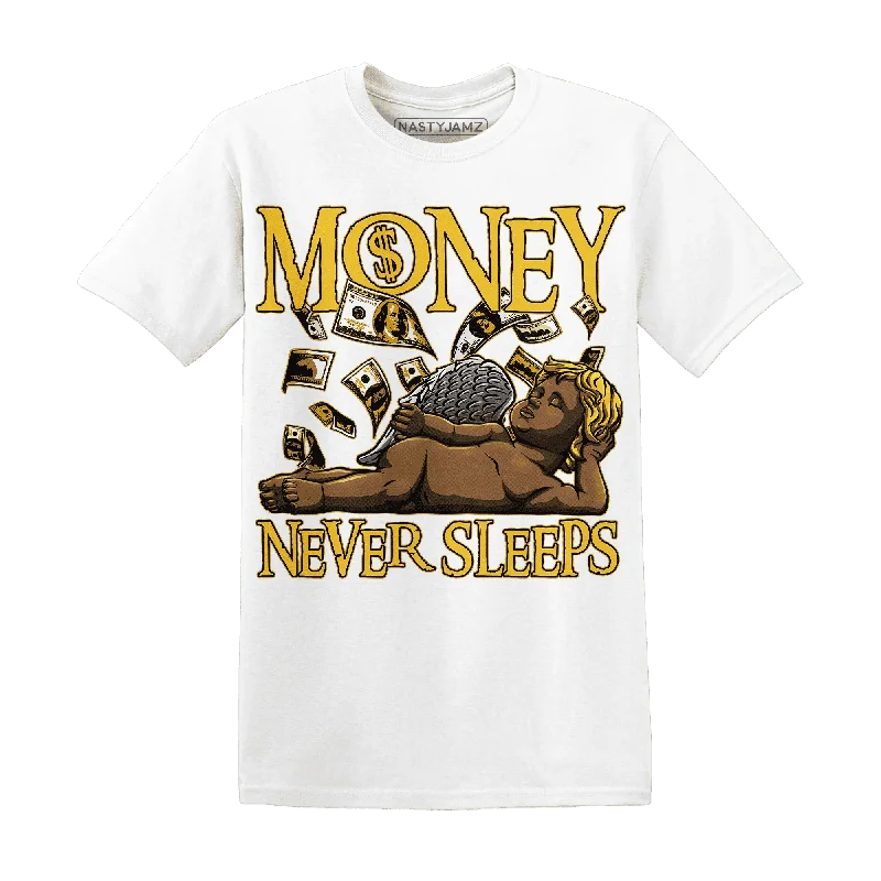 NastyJamz Yellow Ochre 6s T-Shirt Match Money Never Sleeps