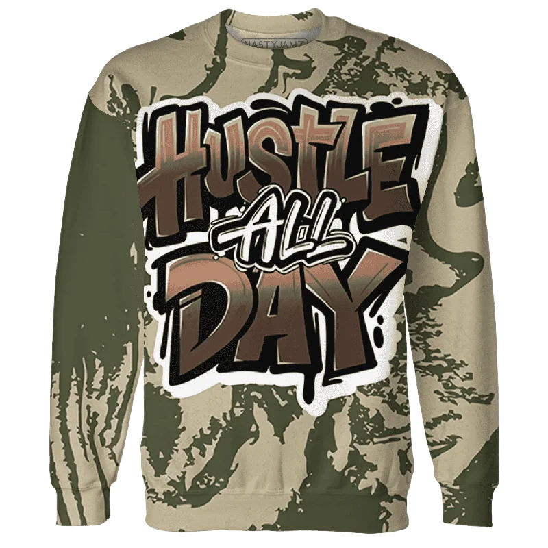 AM 1 Essential Premium NastyJamz Sweatshirt Match Hustle All Day All-Over Print