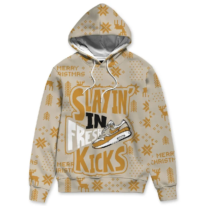 AM 1 SC Bronze NastyJamz Hoodie Match Slayin Kicks All-Over Print