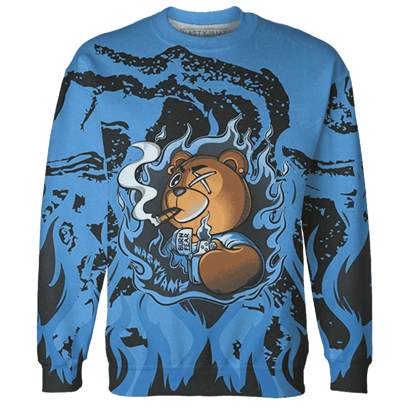 Trendy Unisex NastyJamz AM Plus Black Univercitii Blue Sweatshirt Match BER Burn Fear All-Over Print Trendy Unisex NastyJamz AM Plus Black Univercitii Blue Sweatshirt Match BER Burn Fear All-Over Print