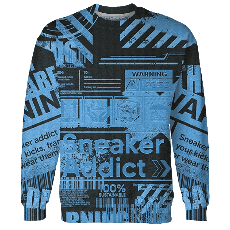 Classic And Timeless Unisex Style NastyJamz AM Plus Black Univercitii Blue Sweatshirt Match Sneaker Addict Warning All-Over Print Classic And Timeless Unisex Style NastyJamz AM Plus Black Univercitii Blue Sweatshirt Match Sneaker Addict Warning All-Over Print