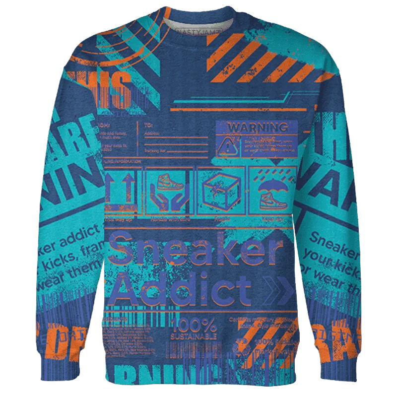 Fashion-Forward Gender-Neutral Outerwear NastyJamz AM Plus Drift Midnight Navy Total Orange Dusty Cactus Sweatshirt Match Sneaker Addict Warning All-Over Print Fashion-Forward Gender-Neutral Outerwear NastyJamz AM Plus Drift Midnight Navy Total Orange Dusty Cactus Sweatshirt Match Sneaker Addict Warning All-Over Print
