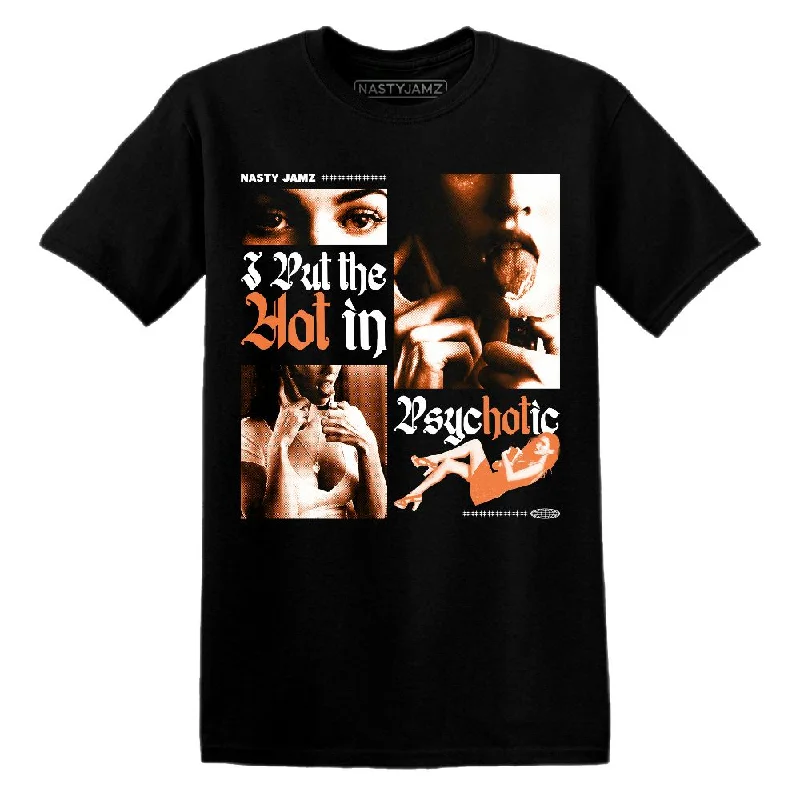 AM TW White Orange NastyJamz T-Shirt Match Hot In Psychotic