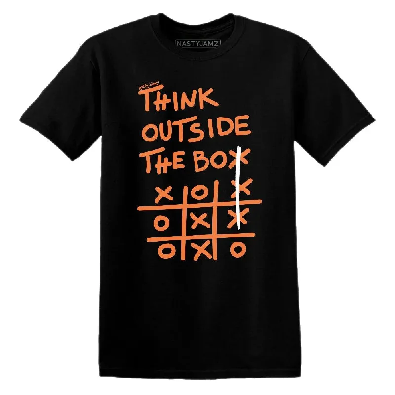 AM TW White Orange NastyJamz T-Shirt Match Think Outside The Box