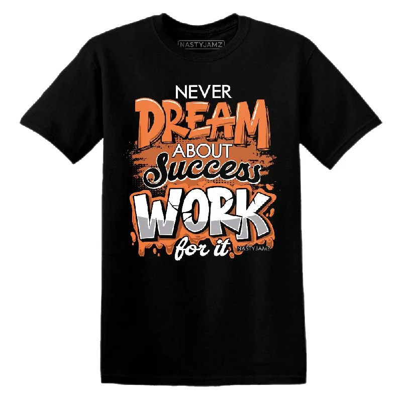 AM TW White Orange NastyJamz T-Shirt Match Work For Dream