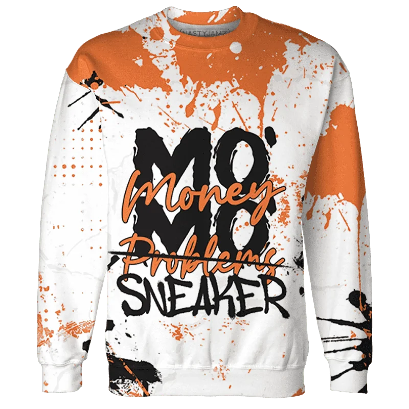 NastyJamz AM TW White Orange Sweatshirt Match MO sneaker All-Over Print