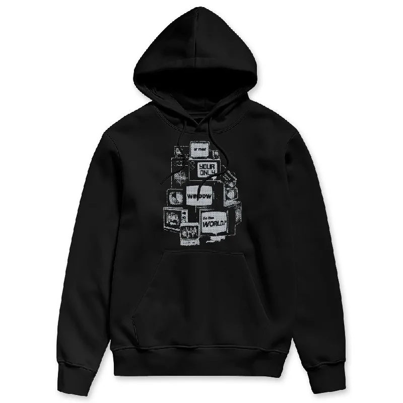 Black Cement 3s NastyJamz Hoodie Match Television