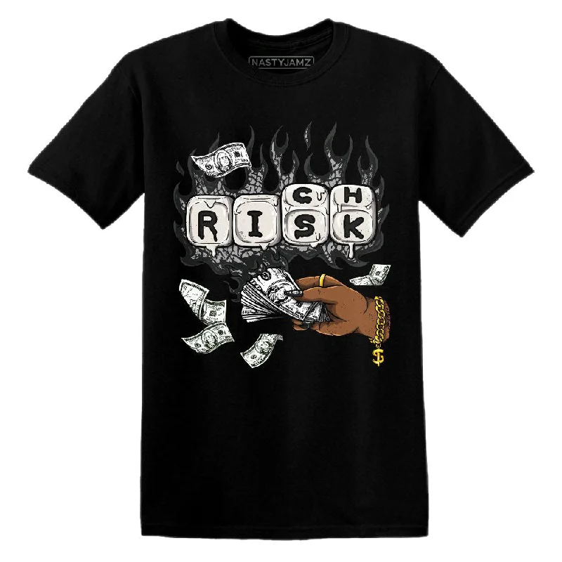 Minimalist Unisex Fashion Essentials Black Cement 3s NastyJamz T-Shirt Match Rich Or Risk