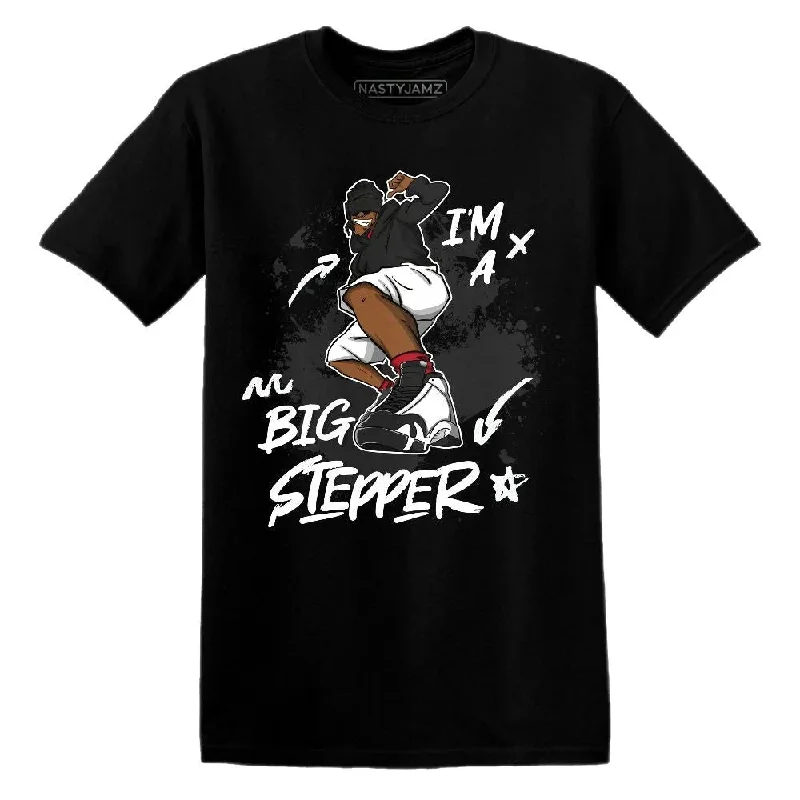 Chic And Contemporary Unisex Clothing Choices Black Toe 14s NastyJamz T-Shirt Match Big Stepper