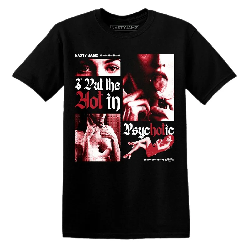 Black Toe 14s NastyJamz T-Shirt Match Hot In Psychotic