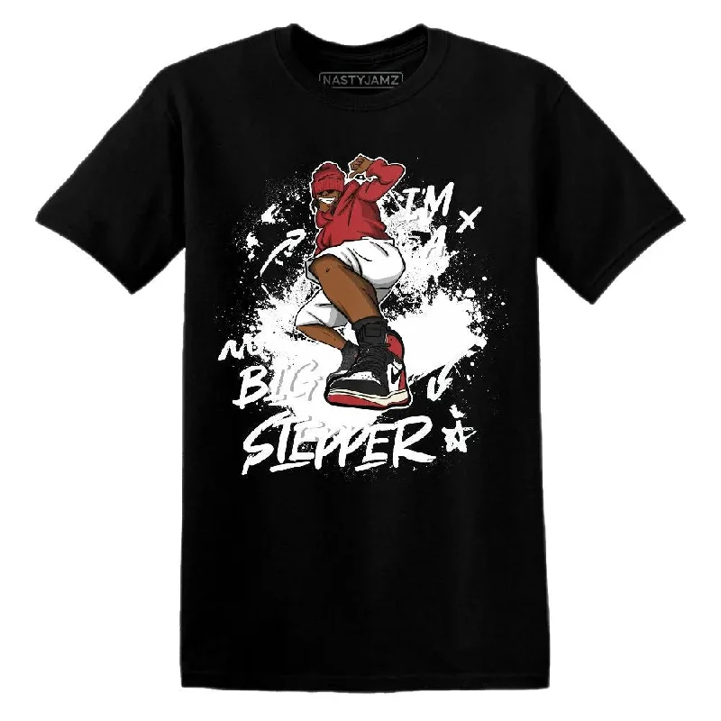 Black Toe Reimagined 1s NastyJamz T-Shirt Match Big Stepper