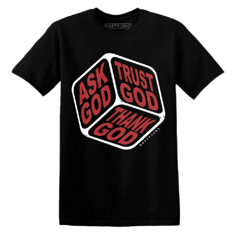 Black Toe Reimagined 1s NastyJamz T-Shirt Match Trust God