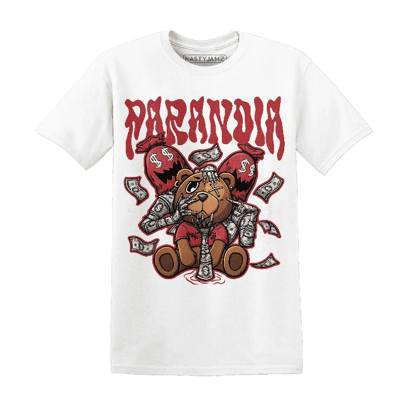 Black Toe Reimagined Red White 1s NastyJamz T-Shirt Match Paranoia Money BER