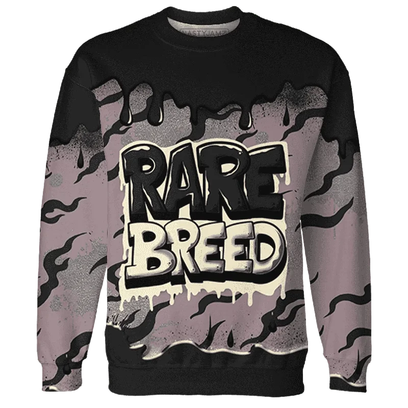 Sustainable And Ethical Unisex Clothing NastyJamz Black Violet Ore 3s Sweatshirt Match Rare Breed Drippin All-Over Print Sustainable And Ethical Unisex Clothing NastyJamz Black Violet Ore 3s Sweatshirt Match Rare Breed Drippin All-Over Print